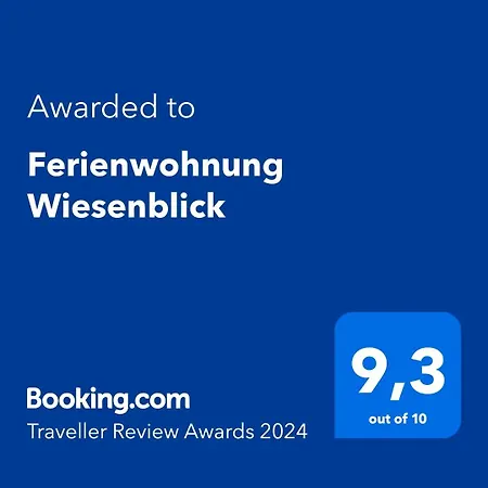아파트 Ferienwohnung Wiesenblick *